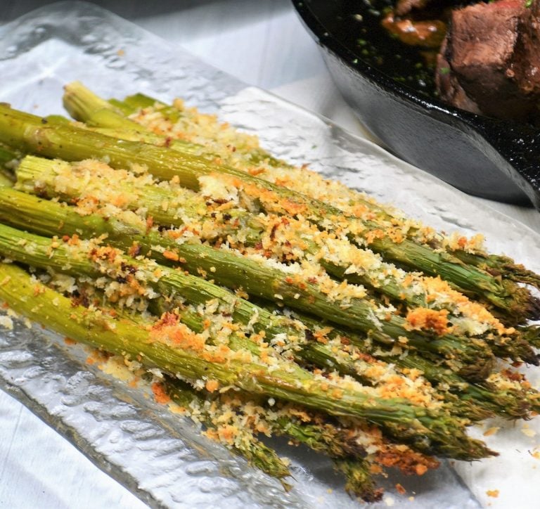 Roasted Parmesan and Panko Crusted Asparagus Jersey Girl Cooks