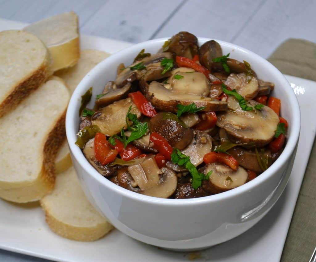 Marinated Mushroom Salad Recipe or Appetizer Jersey Girl Cooks