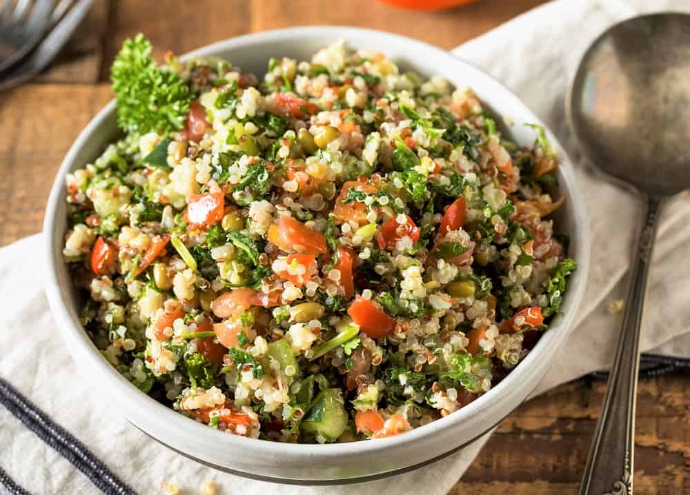 bowl of Greek Quinoa Salad