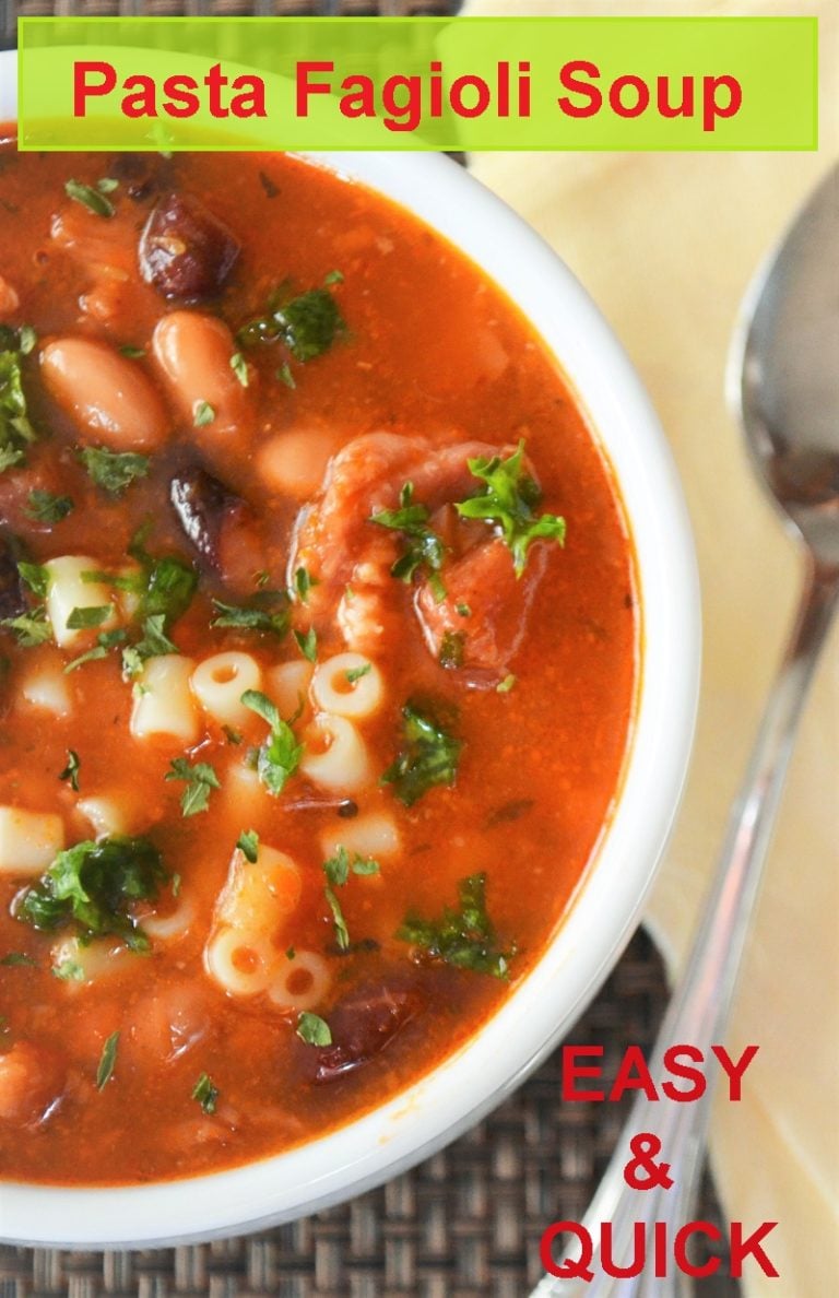 Pasta Fazool Soup (the EASY and QUICK version) Jersey Girl Cooks