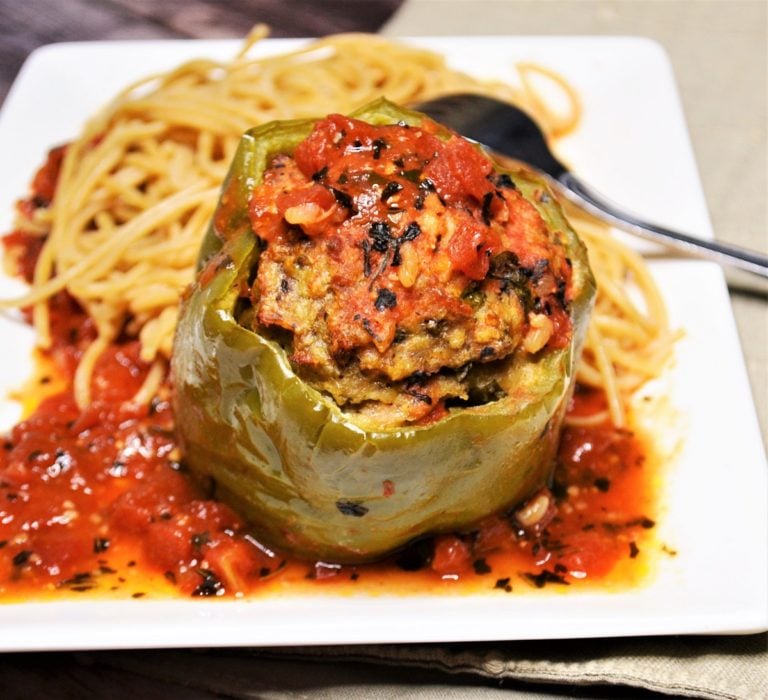 Italian Stove Top Stuffed Peppers with Ground Turkey Jersey Girl Cooks