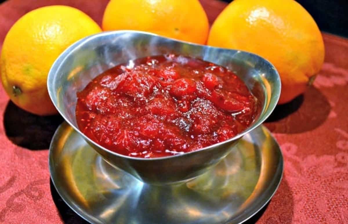 Orange Cranberry Sauce with Whole Berries - Jersey Girl Cooks
