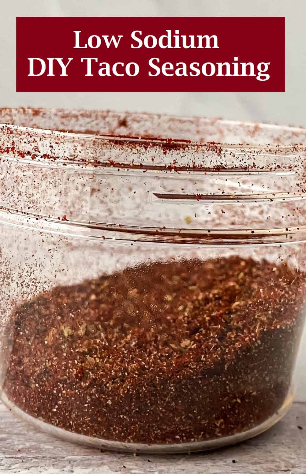 Low Sodium DIY Taco Seasoning Jersey Girl Cooks