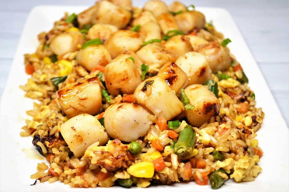 Scallop Fried Rice Jersey Girl Cooks