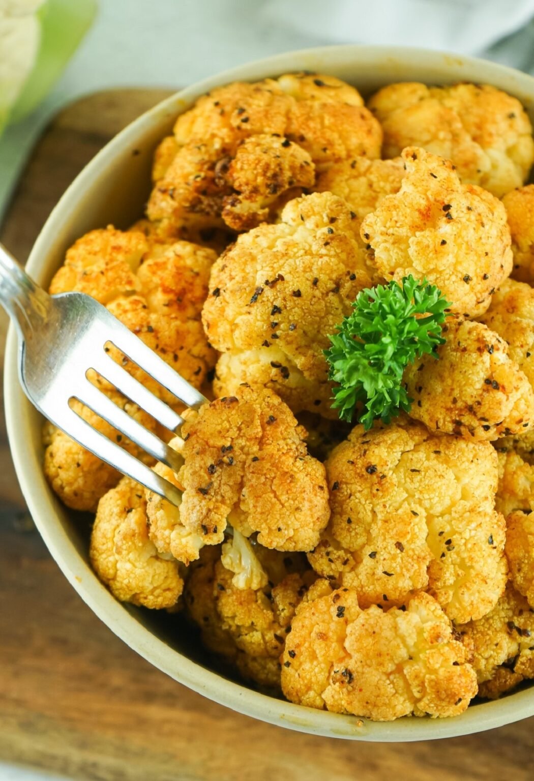 Easy Air Fryer Cauliflower Recipe No Breading Jersey Girl Cooks