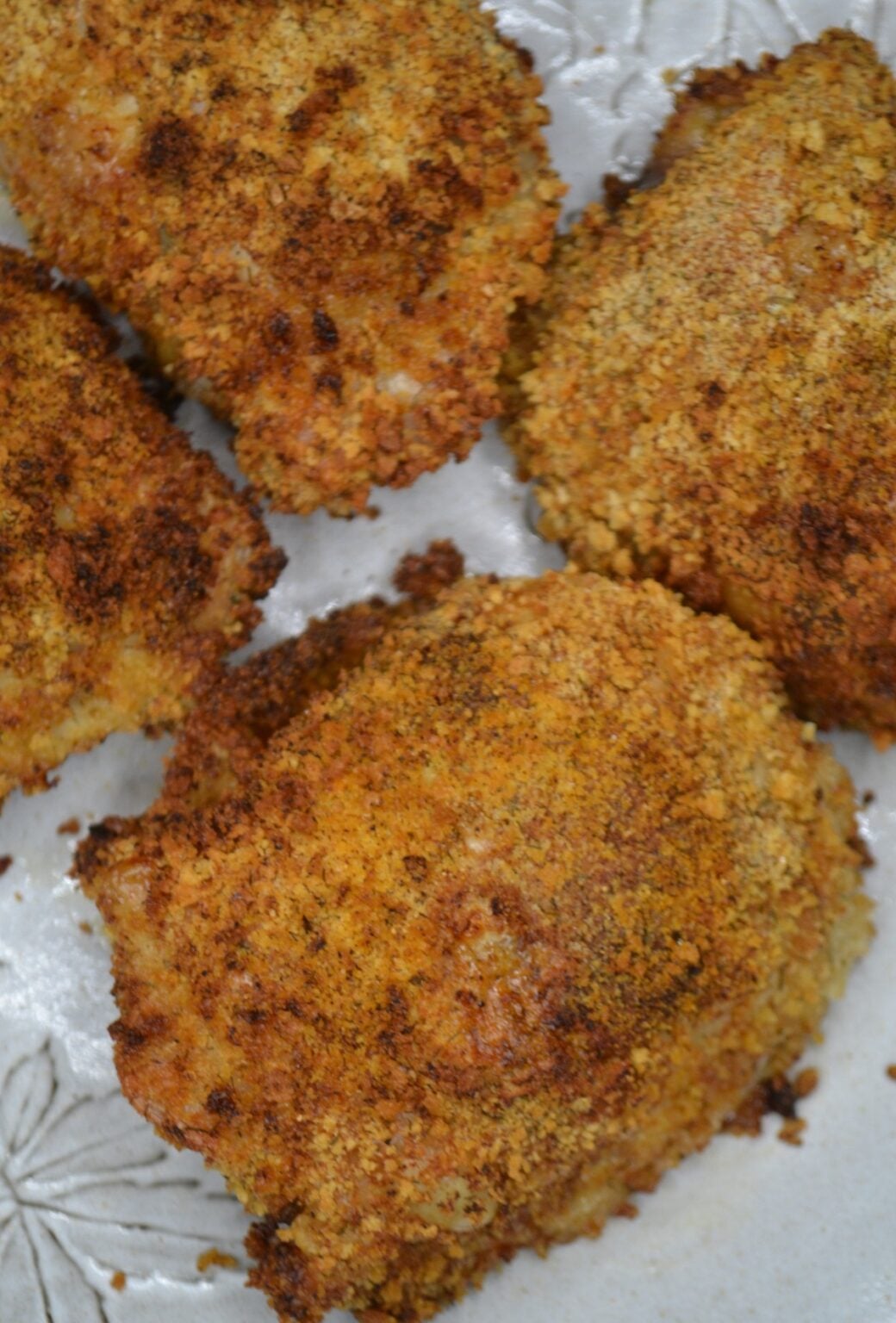 Crispy Air Fryer Panko Chicken Thighs Jersey Girl Cooks