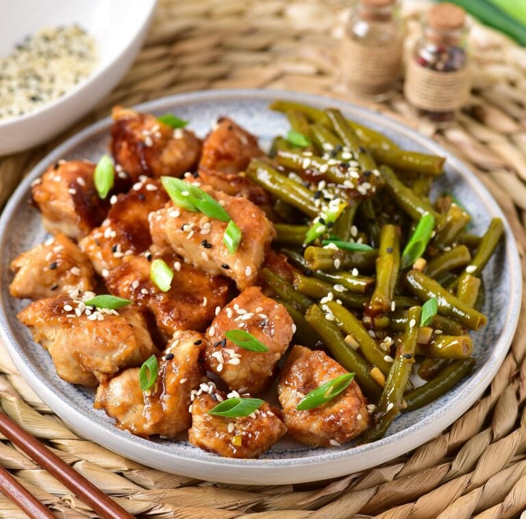 Easy Chinese Chicken with Green Beans StirFry Recipe