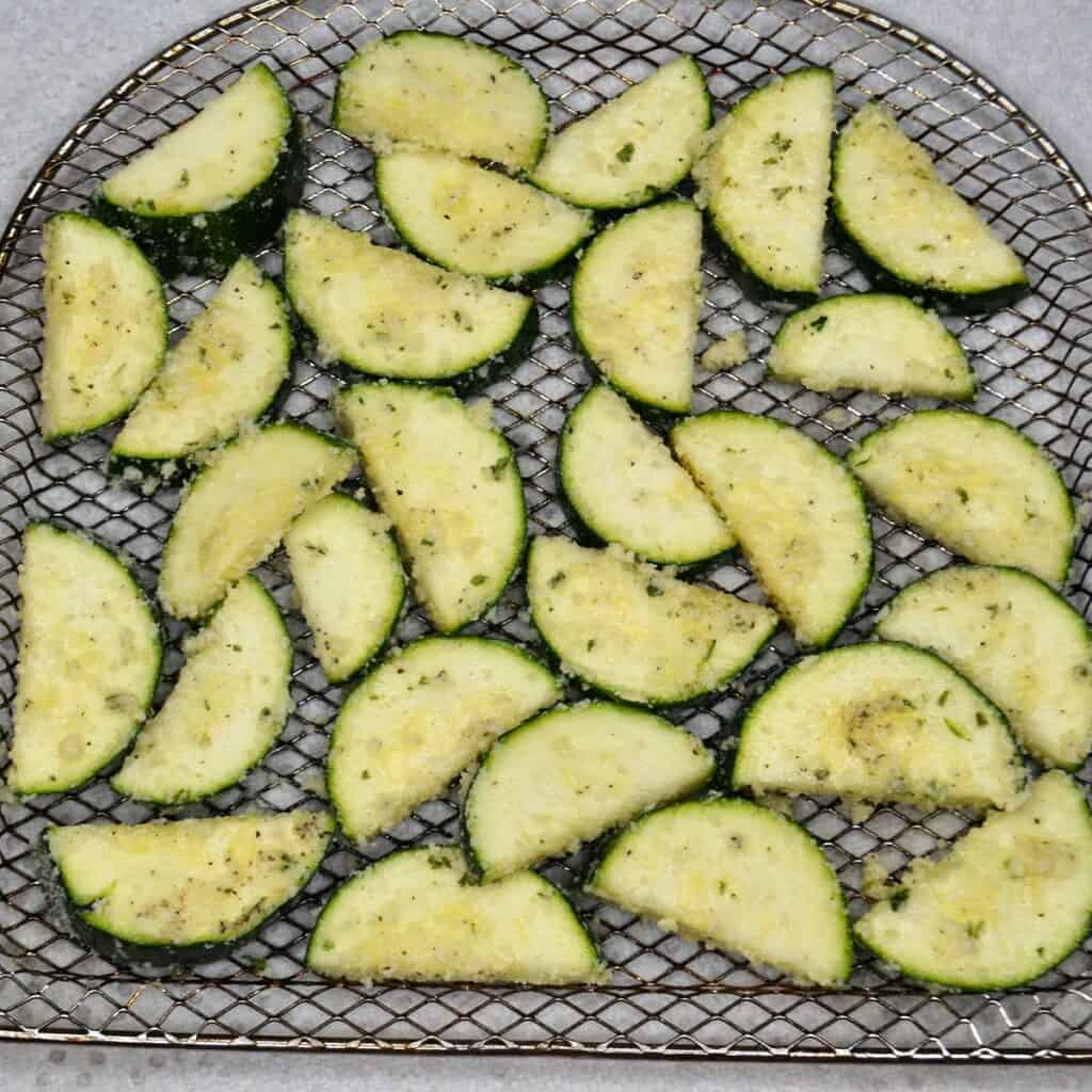 Air Fryer Parmesan Zucchini (Low Carb Recipe)