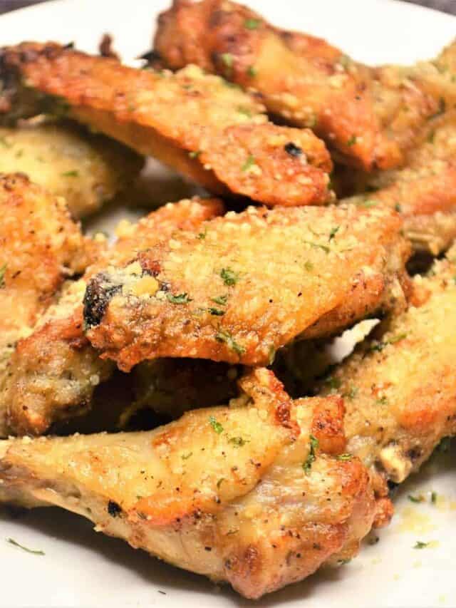 Garlic Parmesan Chicken Wings Jersey Girl Cooks