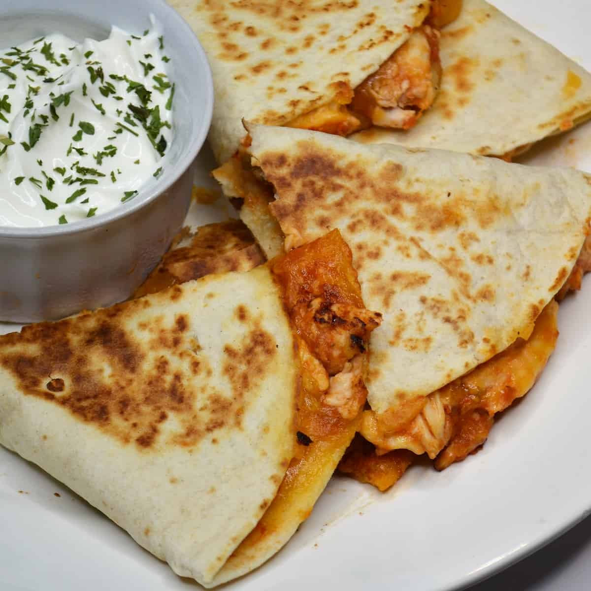 Air Fryer Chicken Quesadillas Jersey Girl Cooks