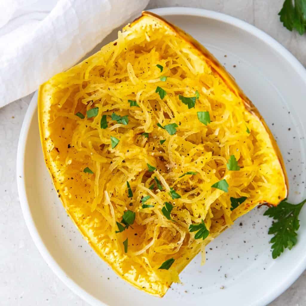 Air Fryer Spaghetti Squash Jersey Girl Cooks