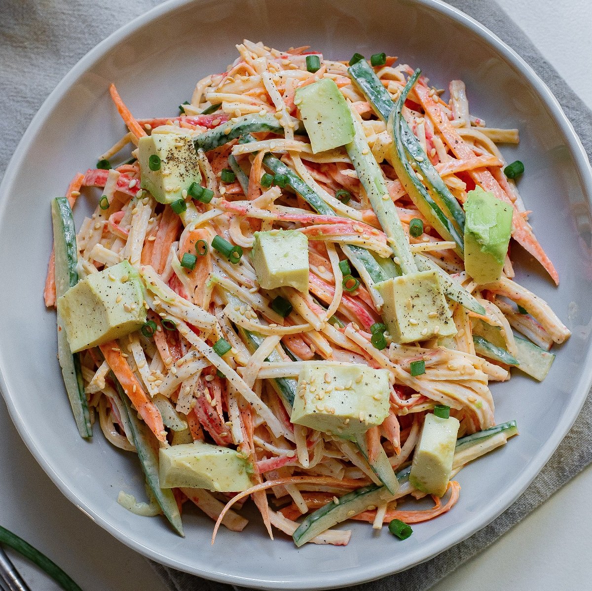 Easy Kani Recipe (Japanese Crab Stick Salad)