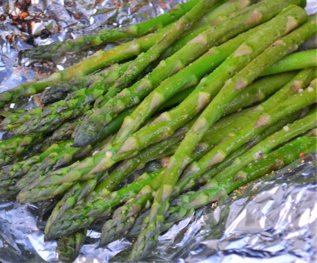 Grilled Asparagus in Foil Jersey Girl Cooks