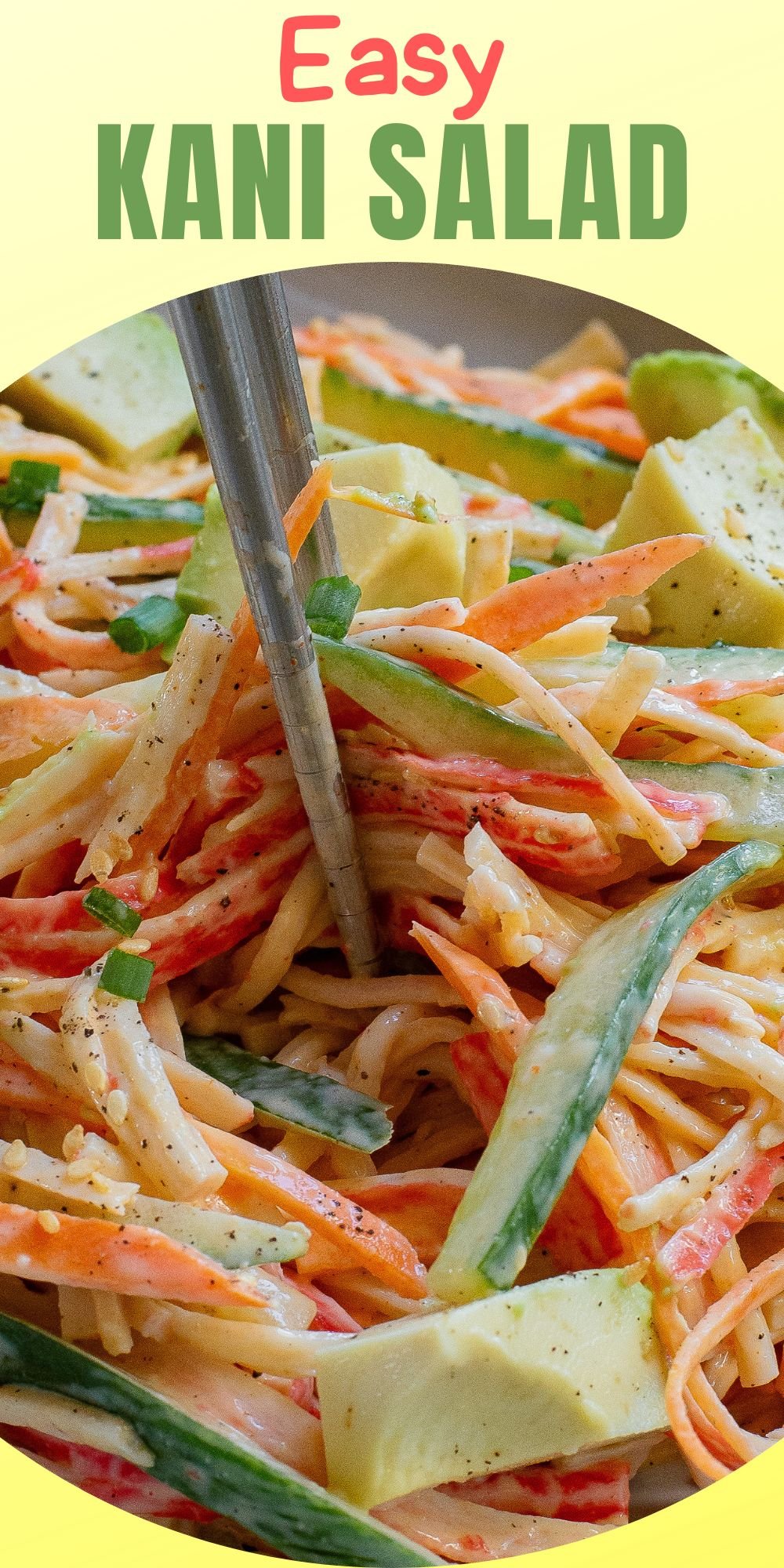 Easy Kani Recipe (Japanese Crab Stick Salad)